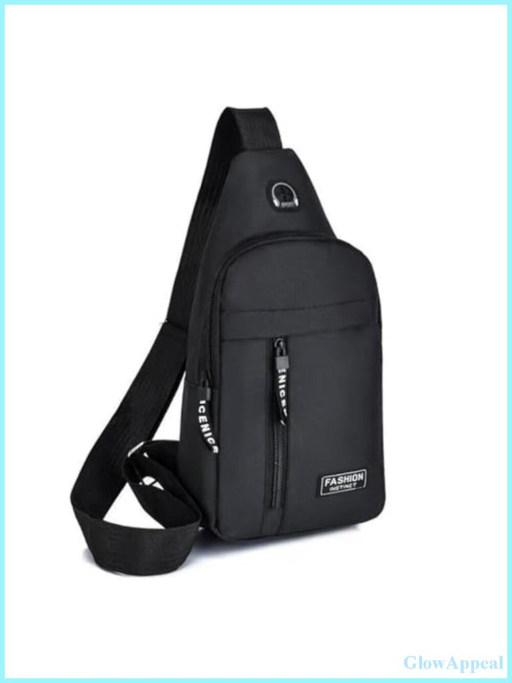 Mens Crossbody Sling Bag Small Sling Backpack Travel Hiking Outdoors Daypack